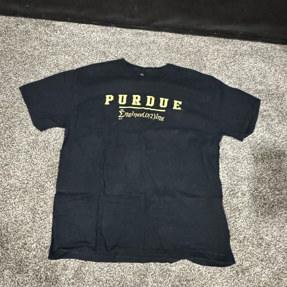 Purdue Engineering Black T-Shirt
